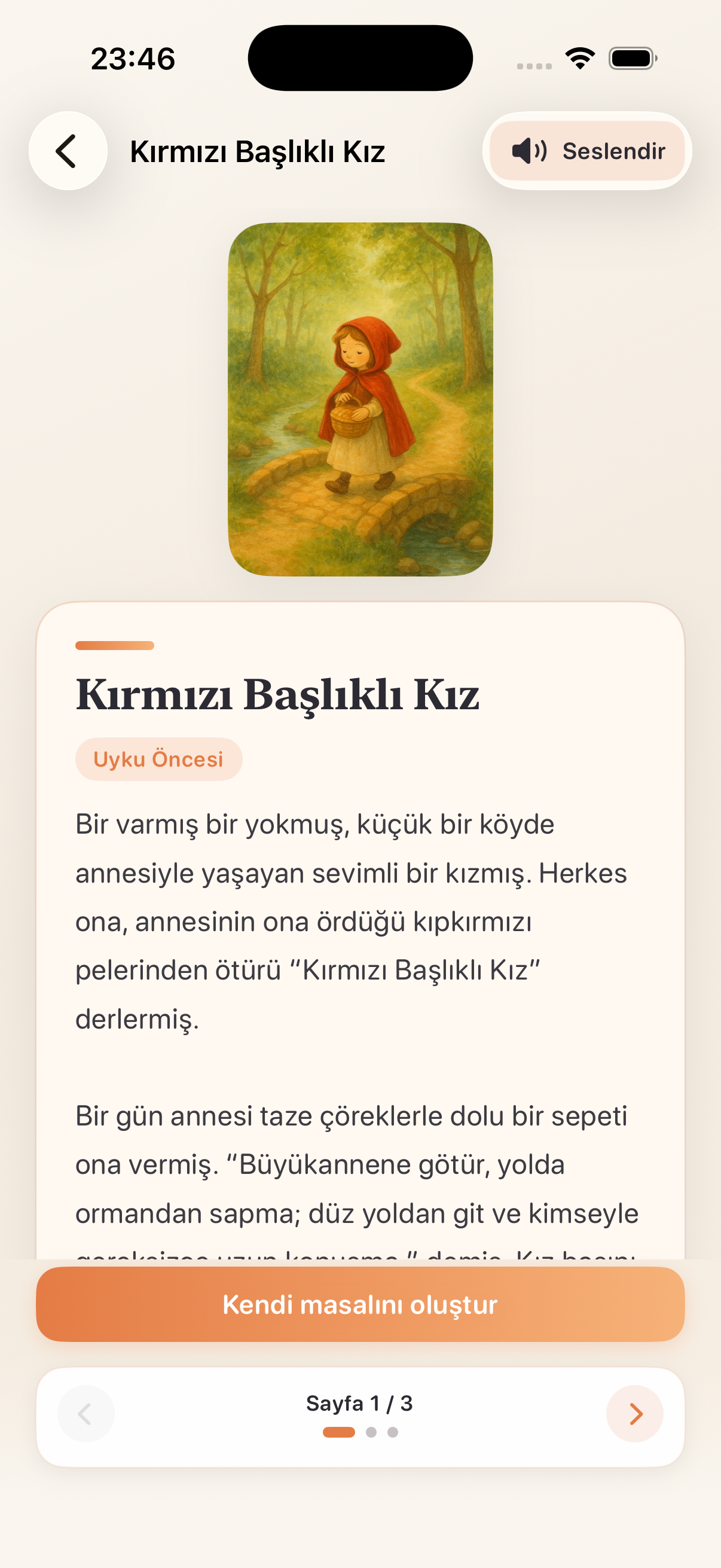 Olia – Özellik önizlemesi 1